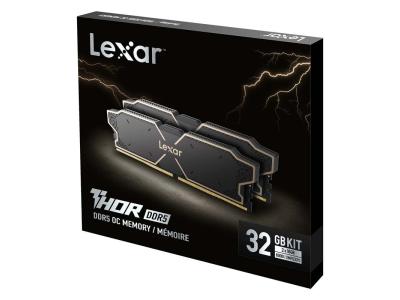 Lexar® Thor 32GB 6000MHz w/Heatsink (2x16GB) CL38, Black Color