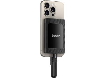 Lexar SL500M 2TB External SSD with Magnetic Set, USB3.2 Gen2x2, up to 2000MB/s Read, Compact Ultra Slim