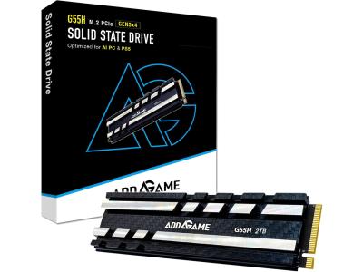 Addlink G55H 2TB PCIe 5.0 Gen5 NVMe M.2 SSD with Heatsink - Up to 10,300MB/s